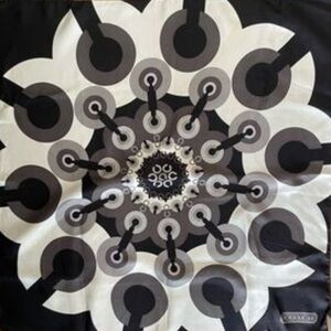 New Silk Coach Monochrome Mandala Accent Pillo